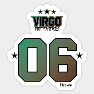 Zodiac Majesty Sport Virgo Team V1 Sticker